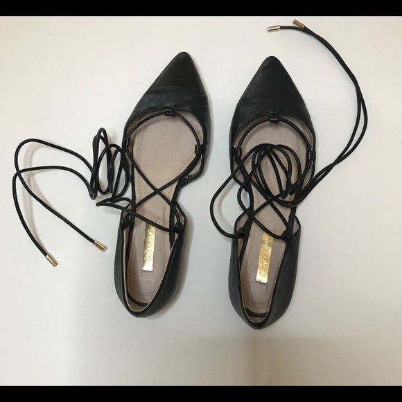 Louise et Cie Wrap Around Ankle Flats - Picture 2 of 7